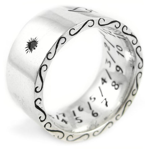 Mariners Sundial Band in Sterling Silver