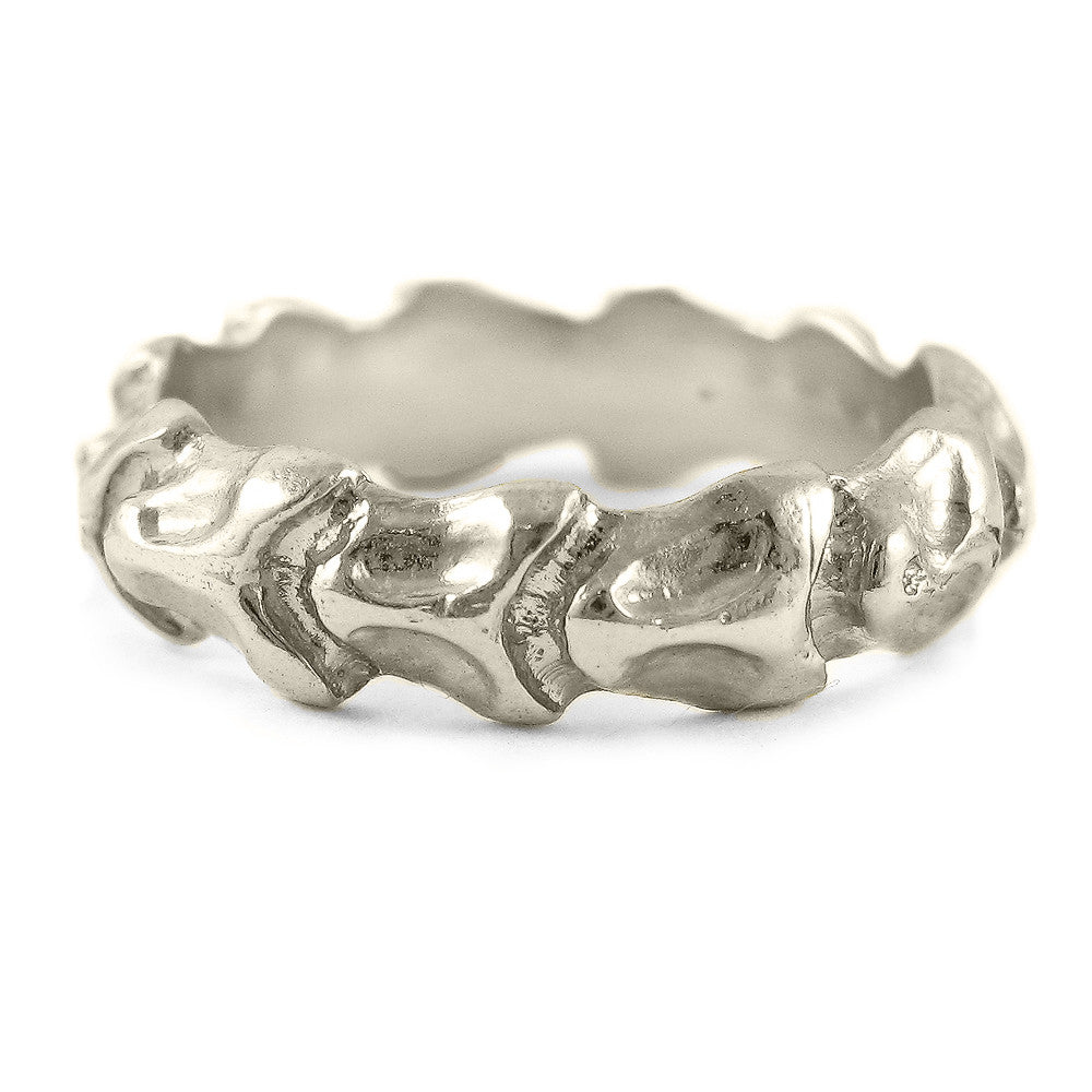 Small Vertebrae Wedding Band