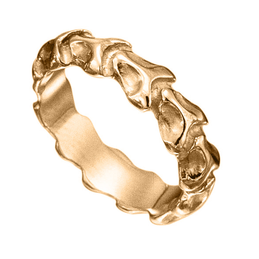 Small Vertebrae Wedding Band
