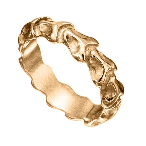 Small Vertebrae Wedding Band